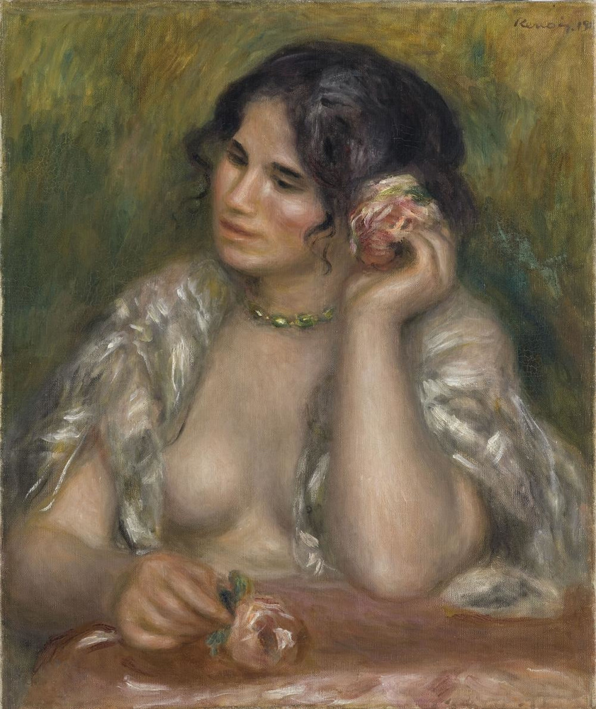 Gabrielle à la Rose, 1911, Musée d'Orsay, Paris.