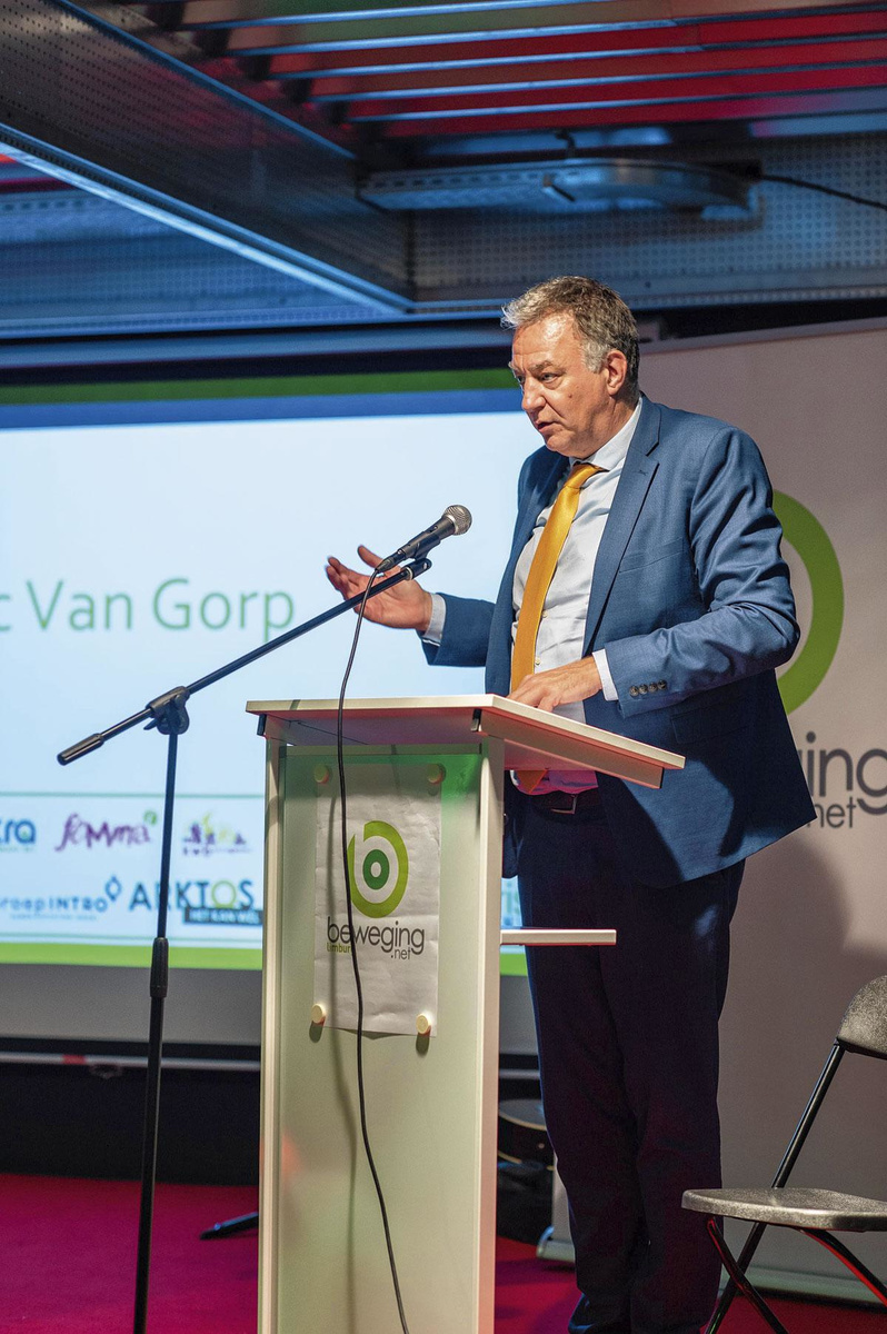 Luc Van Gorp, le grand patron de la MC (lors du "Rerum Novarum" du 28 mai 2019 à Beringen).