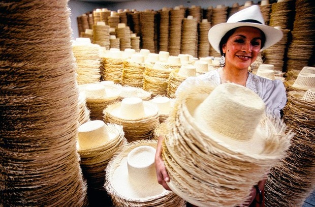 De panamahoed behoort tot het Unesco werelderfgoed en zette Cuenca op de kaart.