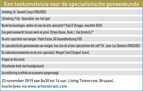 Van topspecialist tot preventiearts