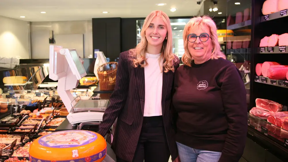 Ellen Hoste (Rode Zegel Club) en Chantal Laevens (Delicatessen Chantal)