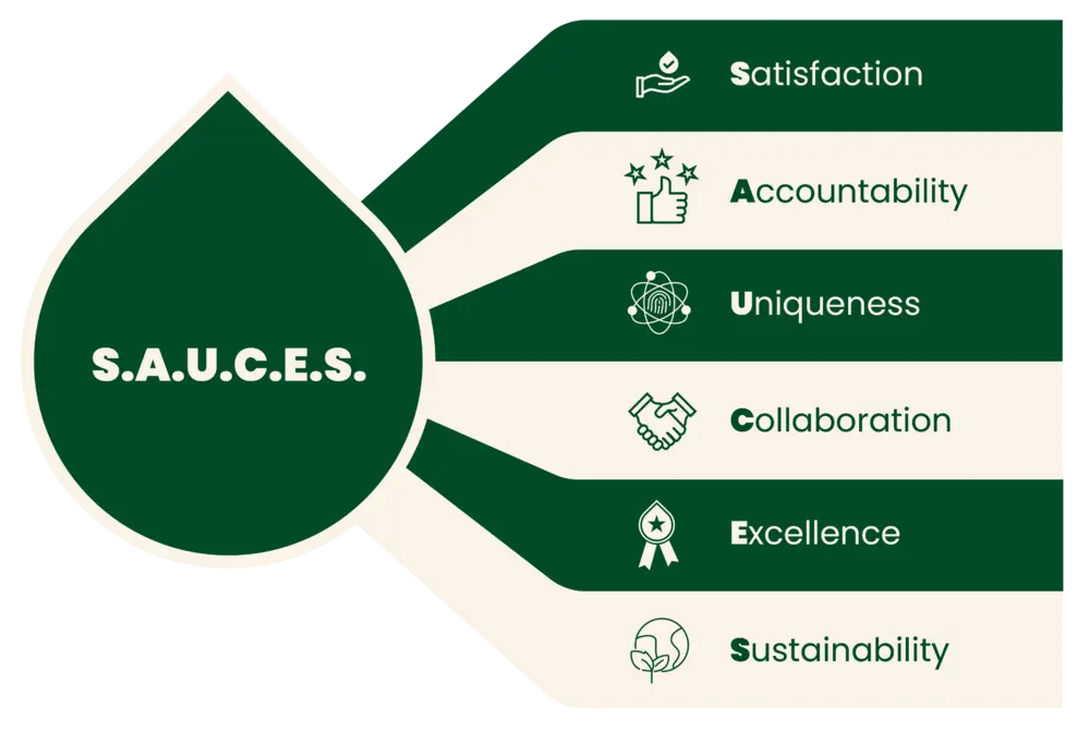 sauces waarden delino