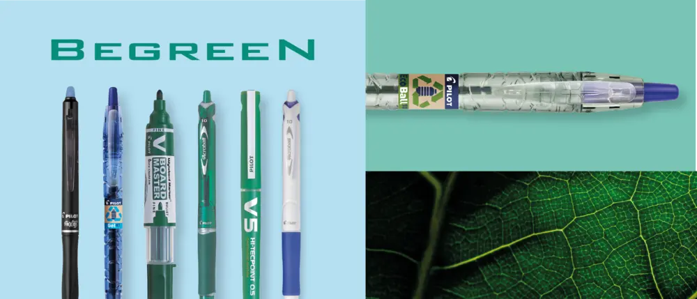 Begreen gamma van Pilot