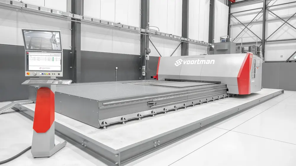 De V353 - Fiber laser voor groot formaat platen
