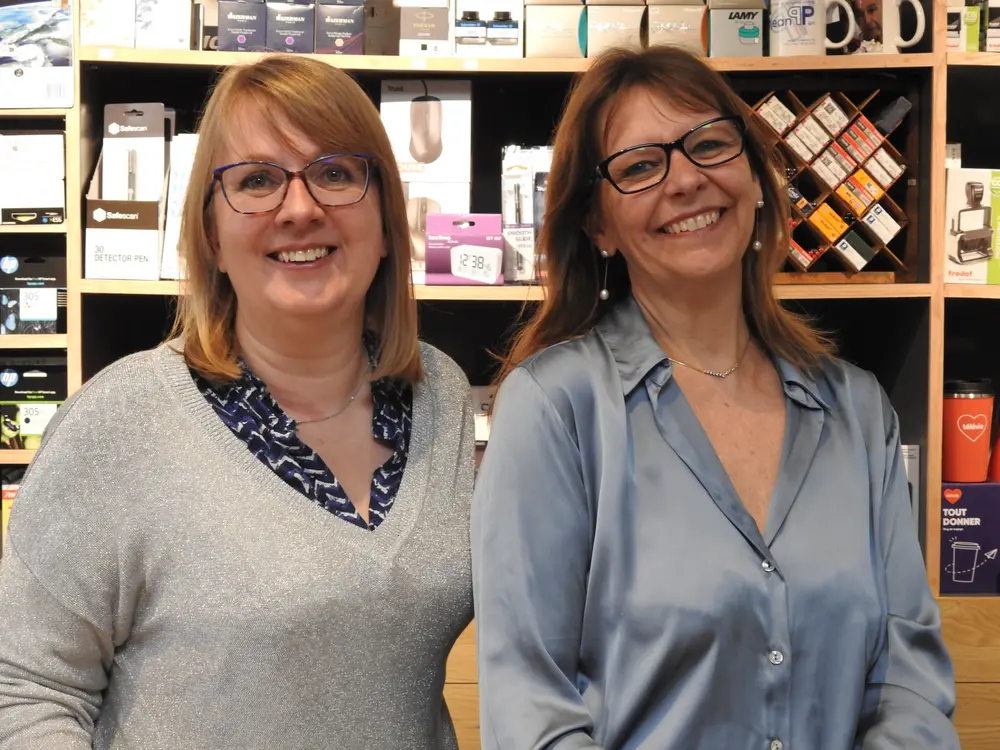 Anne-Sophie Lemaire (links) en Christelle Leclercq