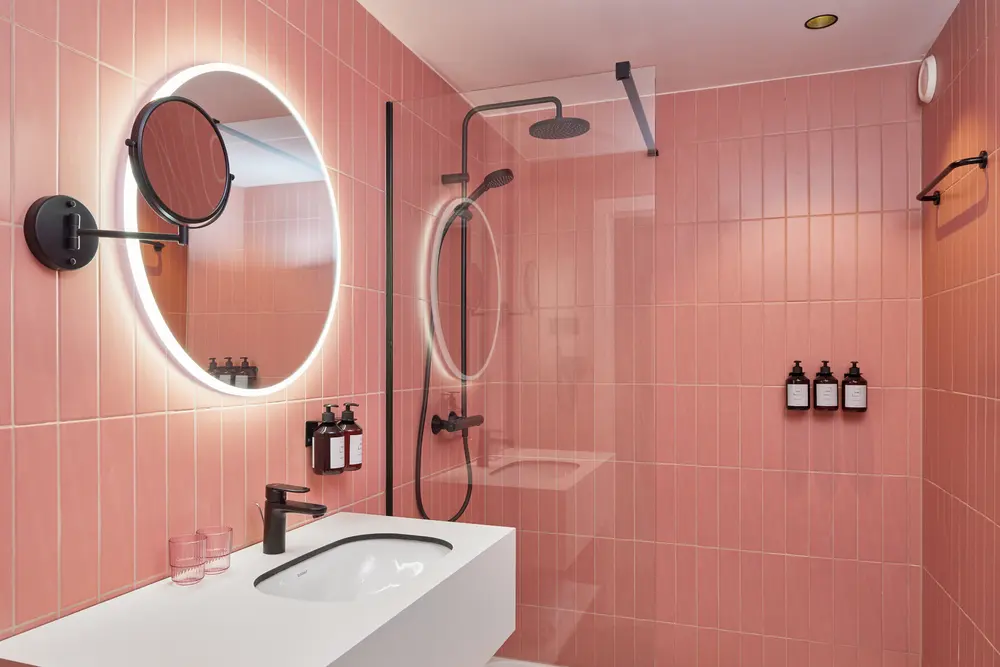 Rosa Hotel badkamer