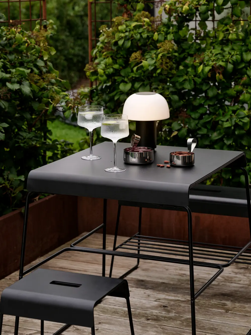 Tuintafel lekker gezellig