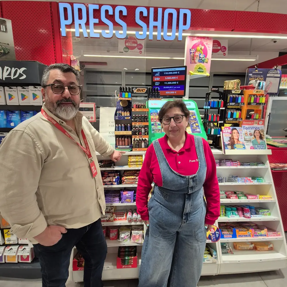 Mario met zijn zus Maria