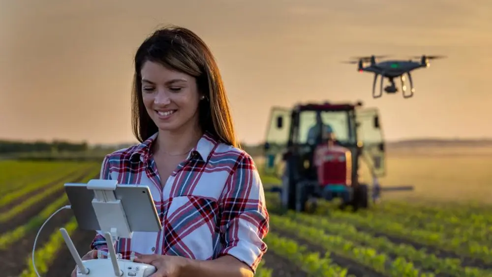 Drones en geautomatiseerde landbouwvoertuigen