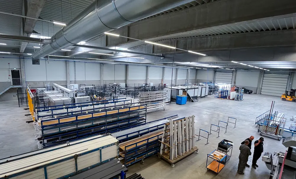 Une ligne de production à la pointe de la technologie