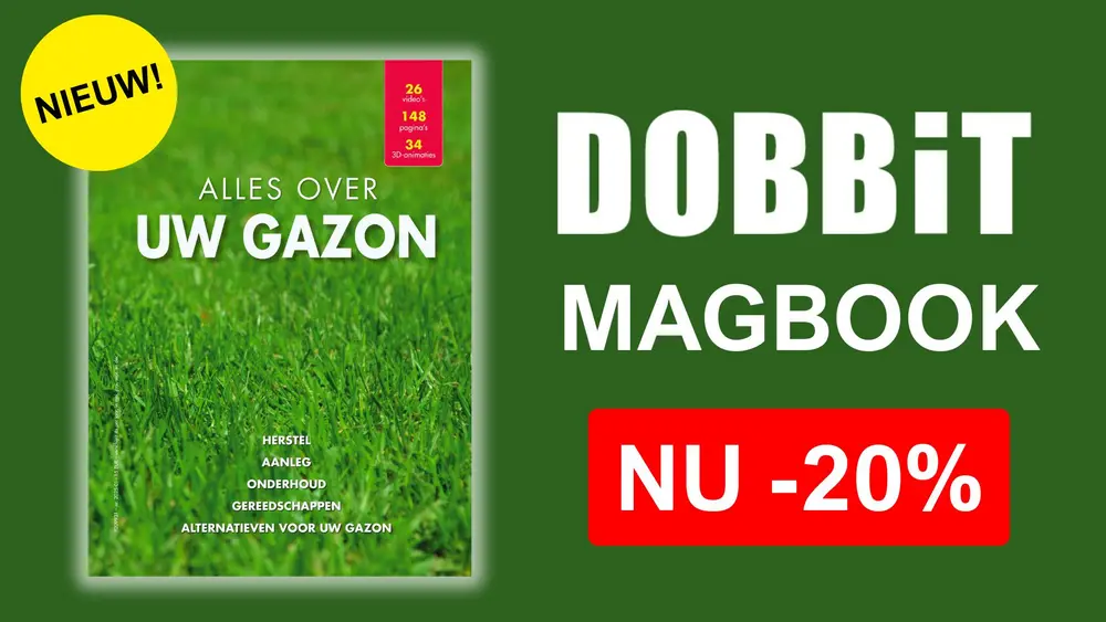 Nu 20% korting en gratis verzending op het DOBBIT GAZON magbook
