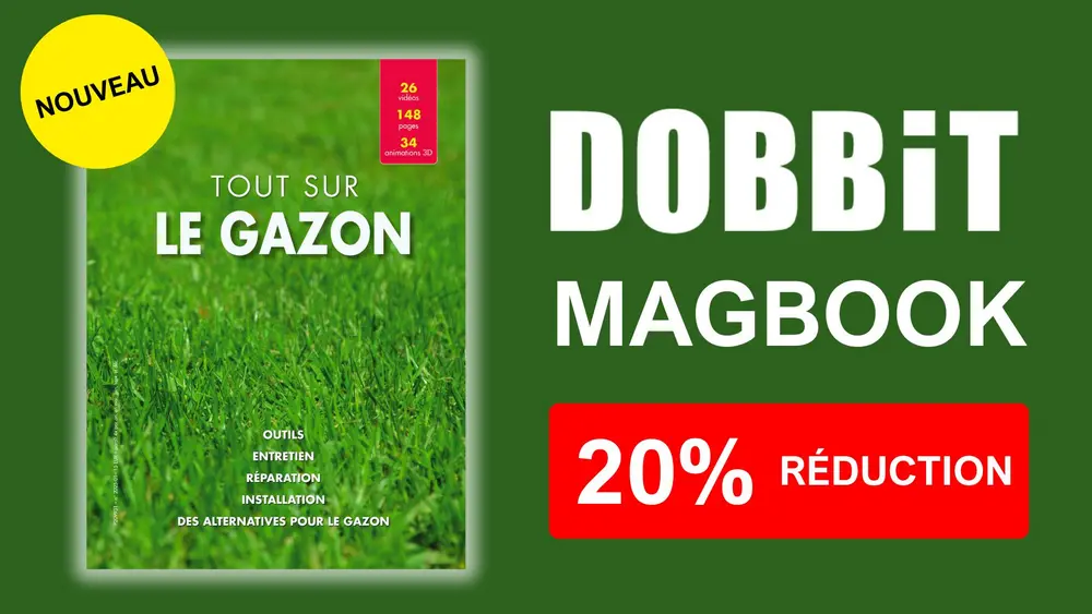 20% de réduction et livraison gratuite sur le magbook DOBBIT GAZON