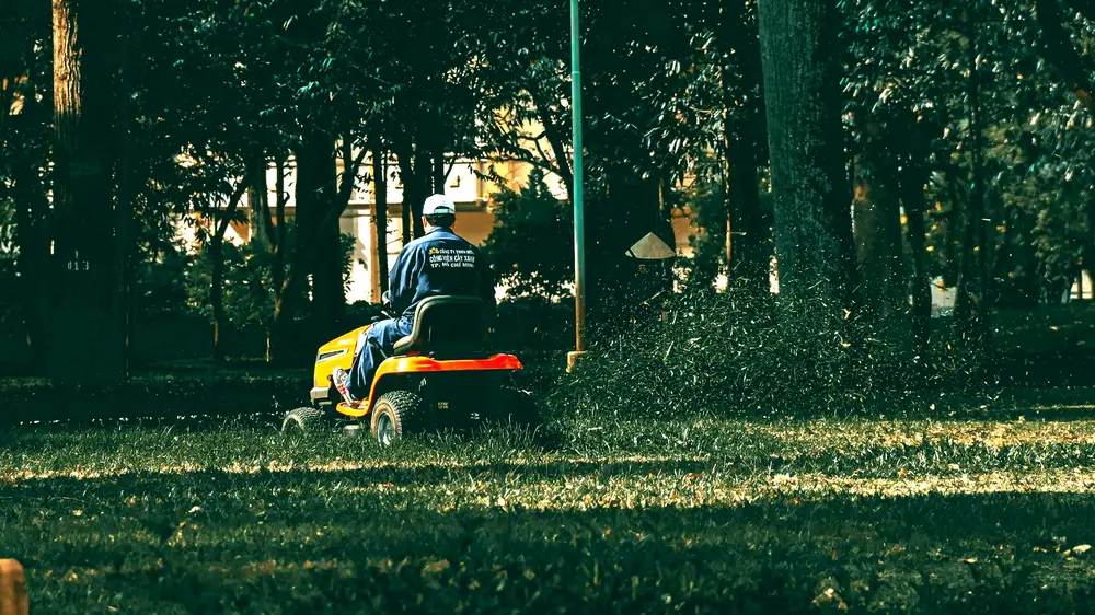 donkere fotot zitmaaier