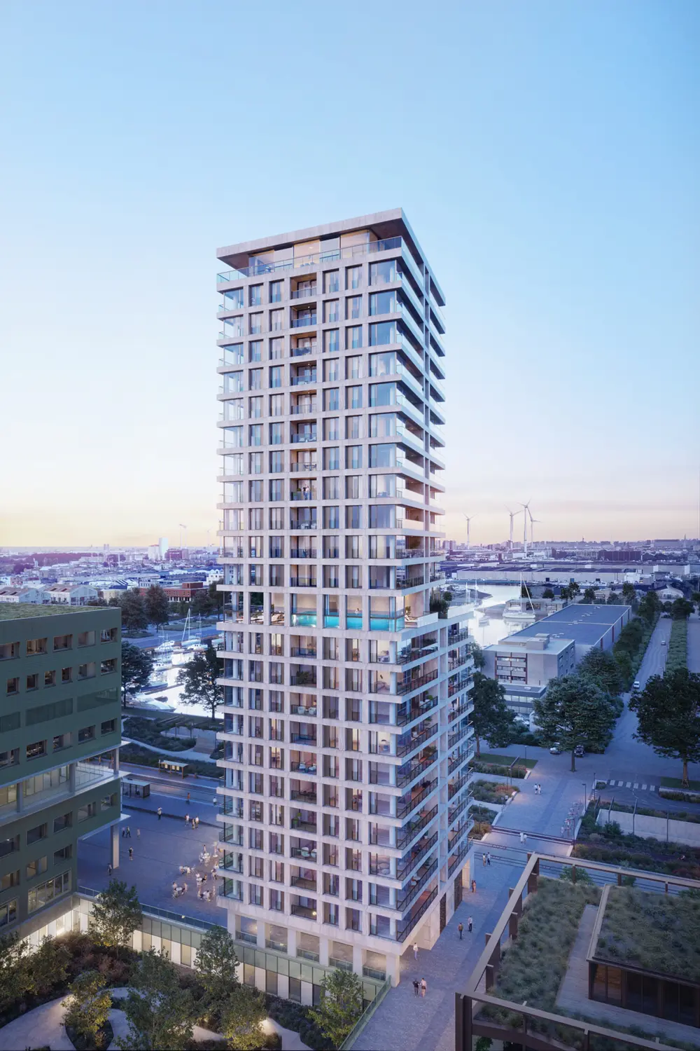 Beeld Twist Tower Antwerpen