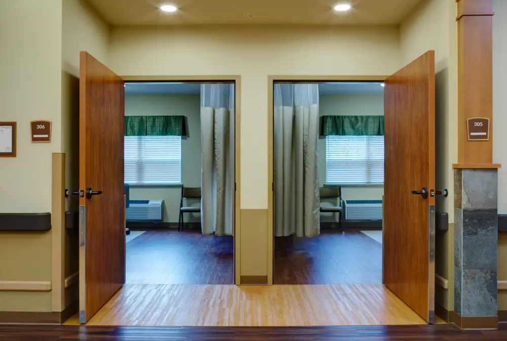 Portes chambre hôpital
