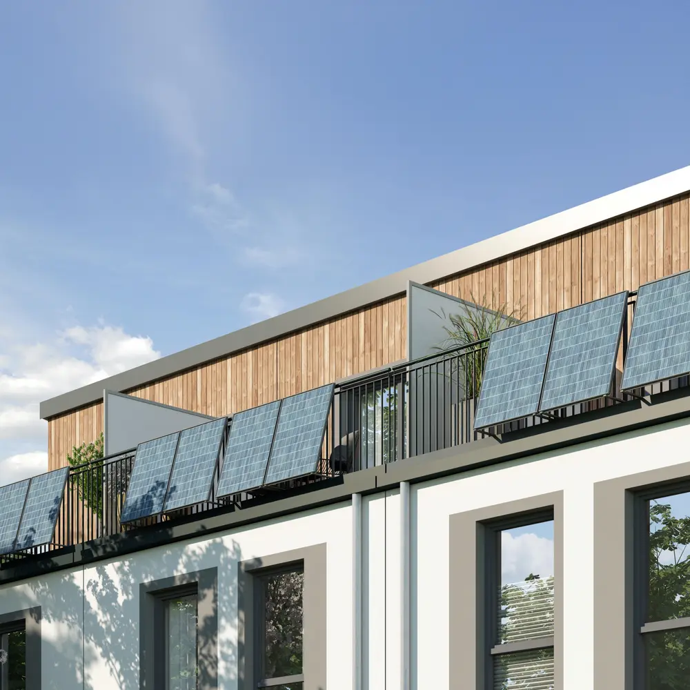 Stekkerpanelen balkon