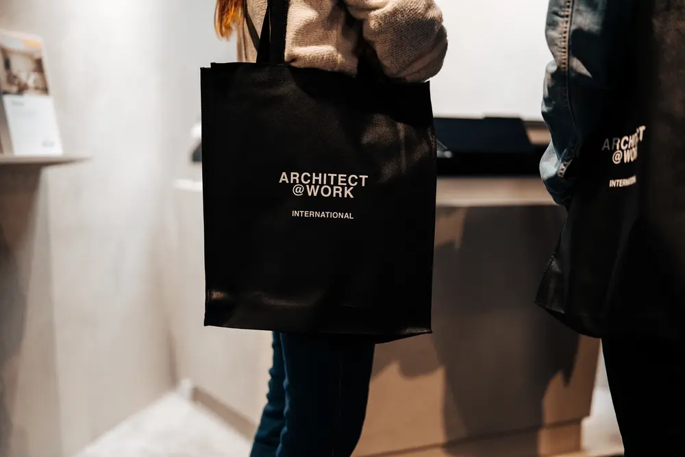 Sfeerfoto architect@work 2025 tote bag