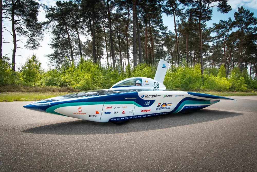 Infinite Apollo klaar voor WK zonnewagens in Australische winter 2