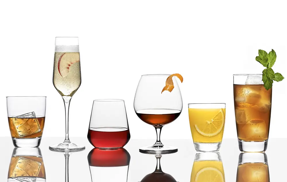 verres d'alcool