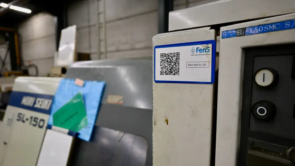 Dankzij de QR-codes is per machine een historiek van alle bijregelingen te volgen