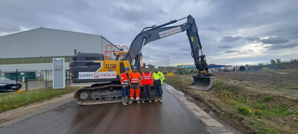 Test Volvo graafkraan