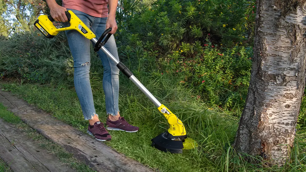 Perfecte gazonranden met de Kärcher kantentrimmer