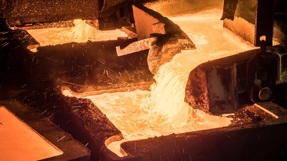 smeltoven op 1.200°C