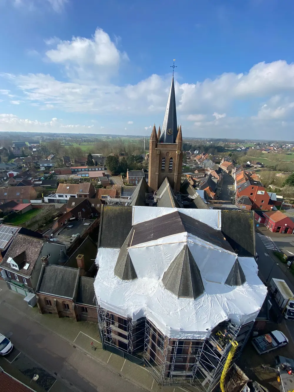 Krimpfolie restauratie kerk
