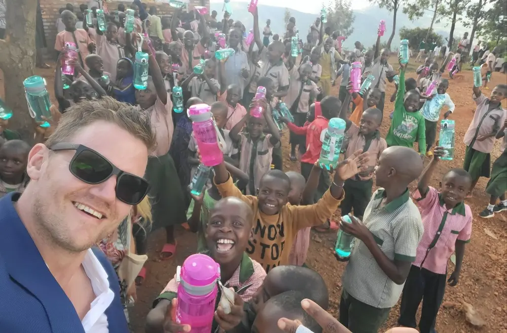 Jacob Bossaer in Rwanda