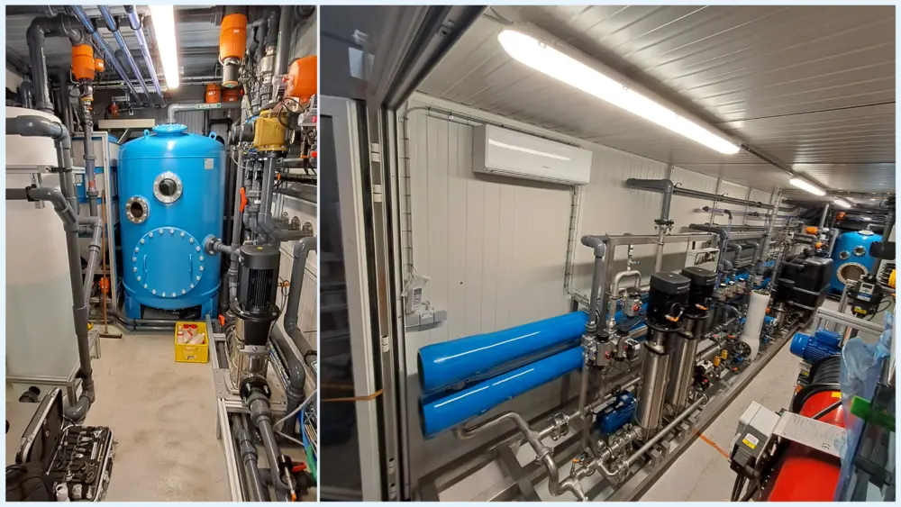 systeem om membranen te reinigen