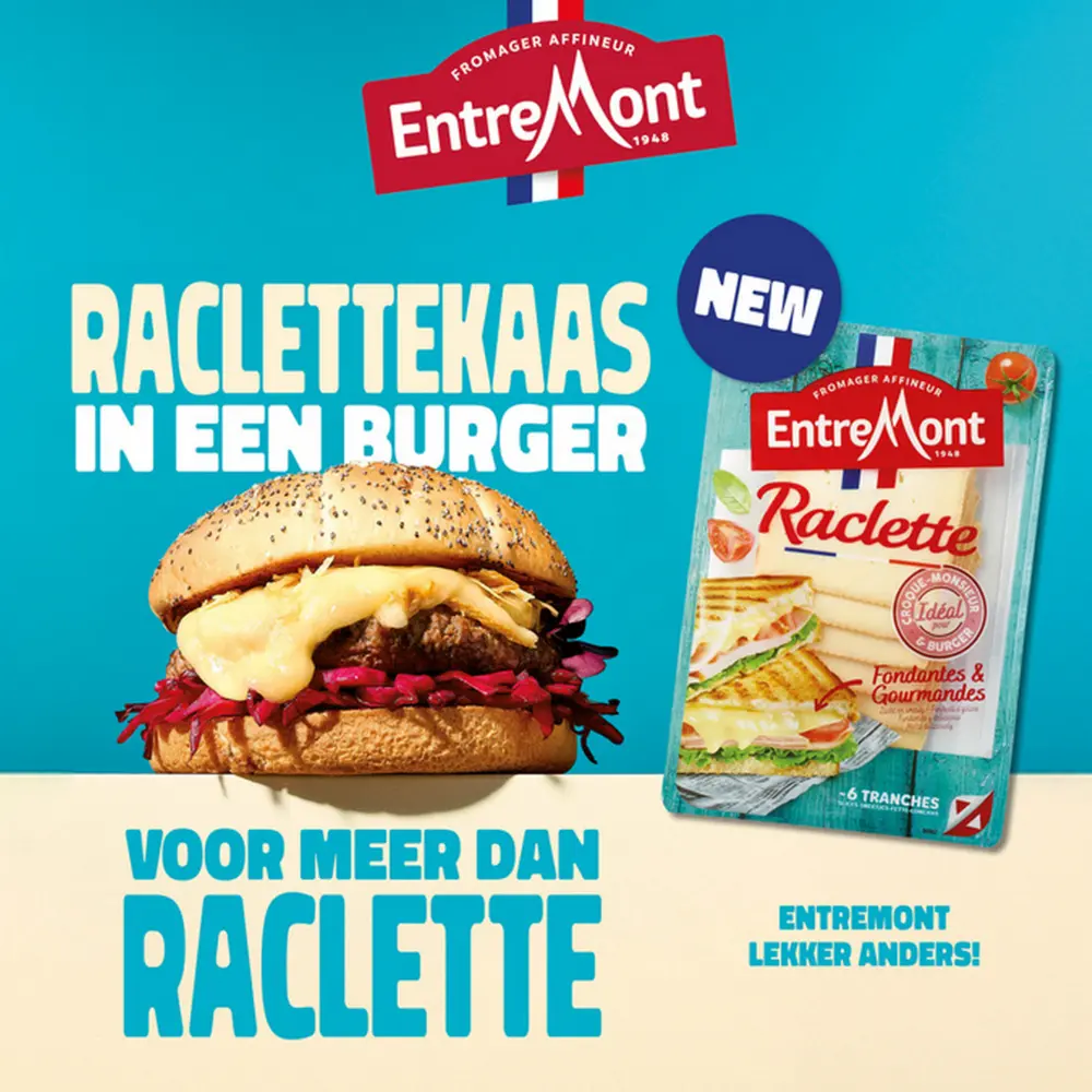 raclette in een burger