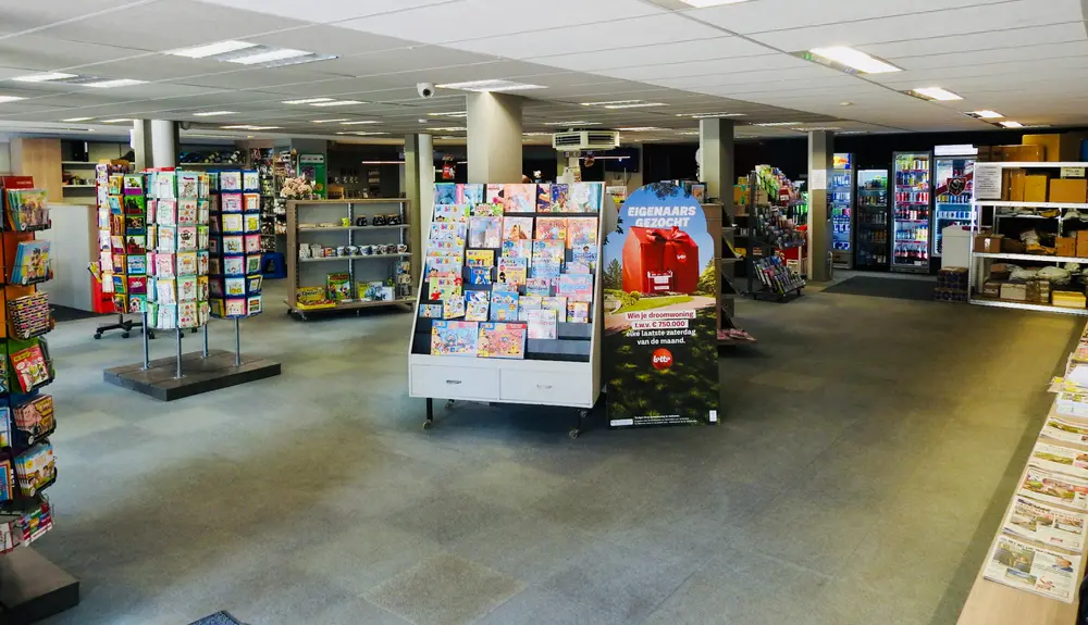 veel ruimte in winkel