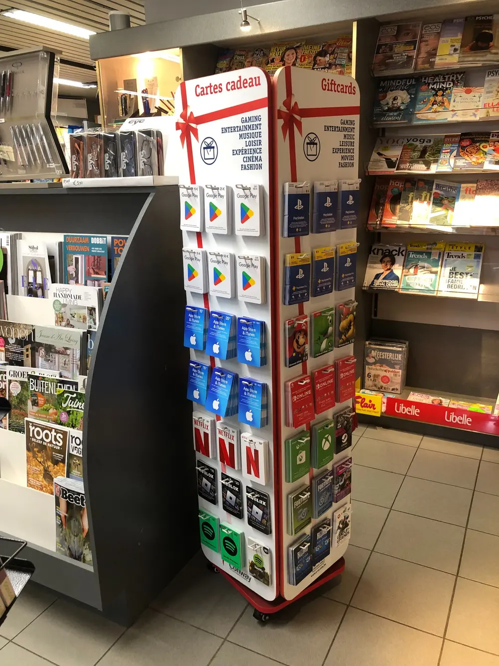 display cadeauvouchers