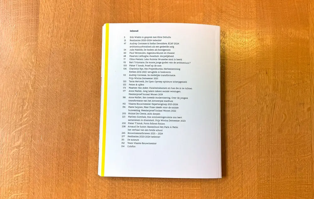 Bouwmeester Rapport 2020-2024 inhoud