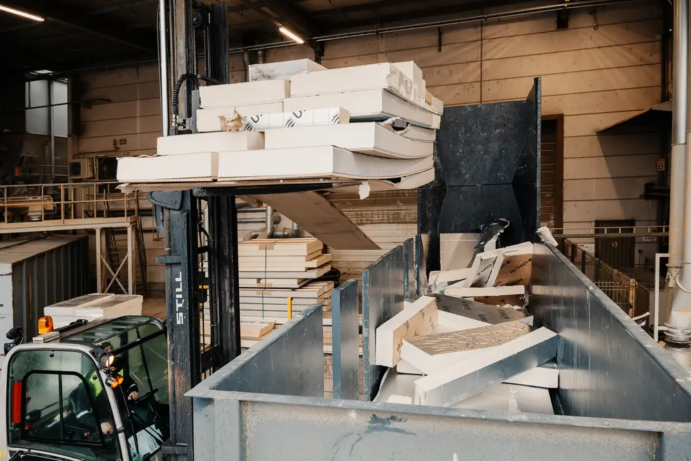 Recycleren PIR-platen