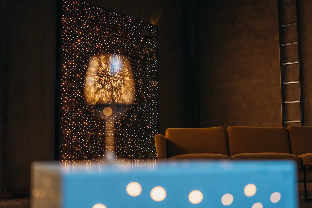 translucent concrete lights