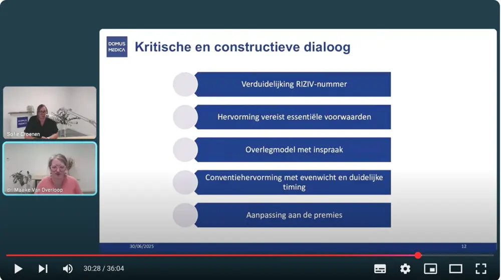 video Domus Medica over hervormingswet