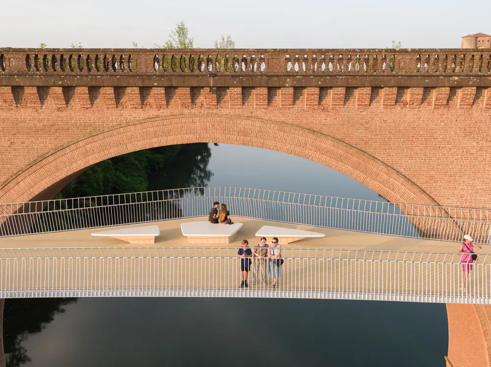 Albi fietsbrug Frankrijk