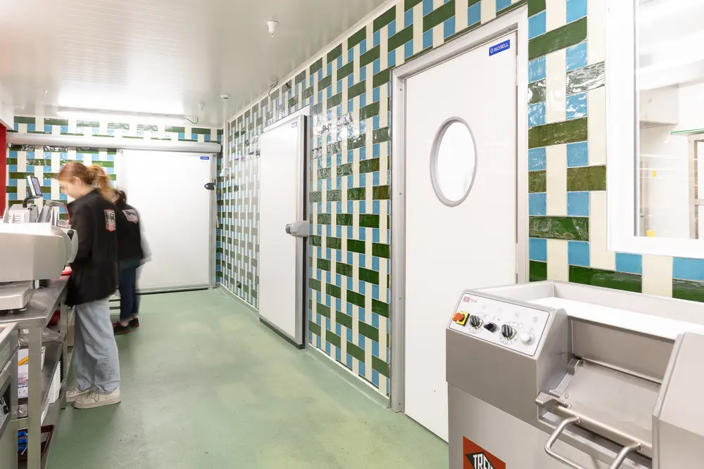 Koelcellen en atelier Isosell in Delhaize Oudenaarde