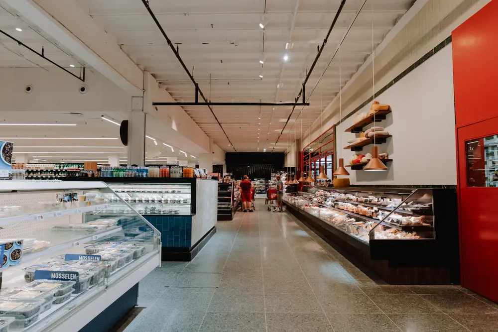 Delhaize Oudenaarde overzicht koeleilanden