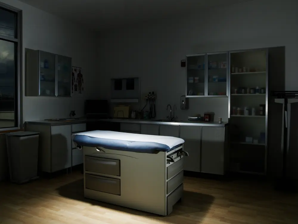 Cabinet médical vide