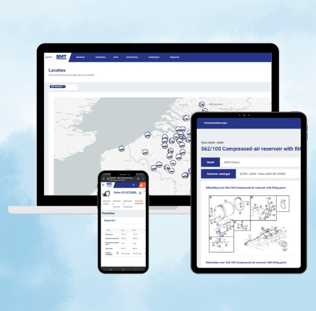 app smt machine besturen