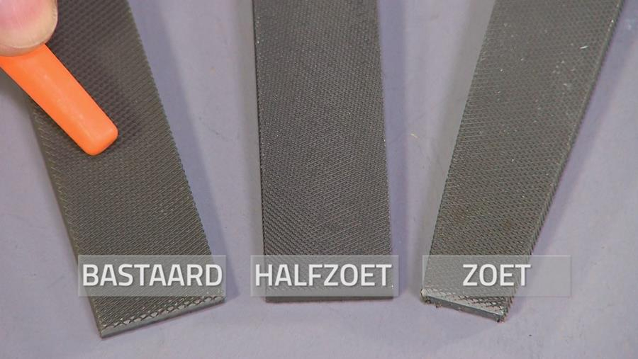 Bastaardvijl, halfzoete vijl en zoete vijl