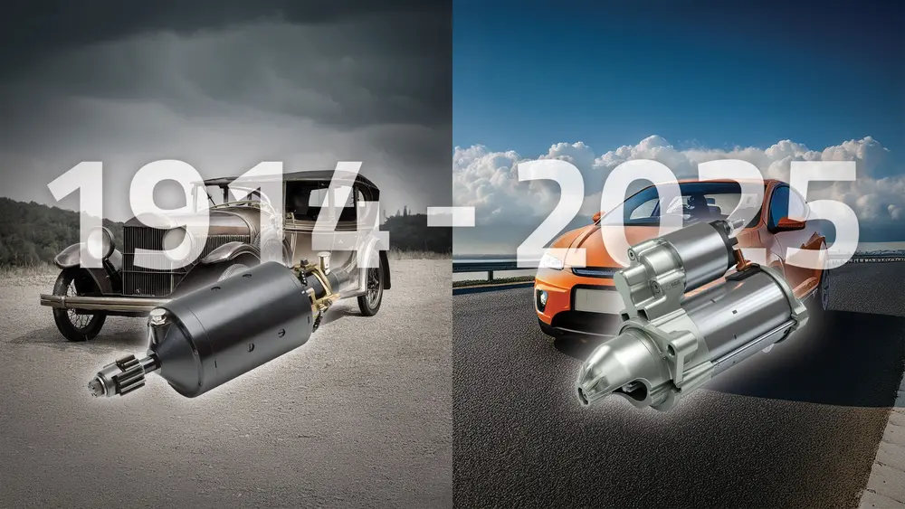 Startermotor bestaat 111 jaar: van krukas tot start/stop