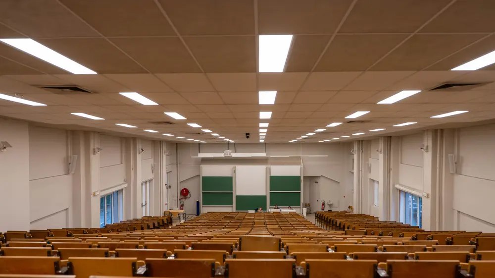 LED-verlichting aula