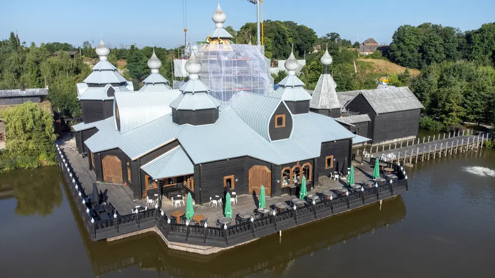 Het dak van de Izba