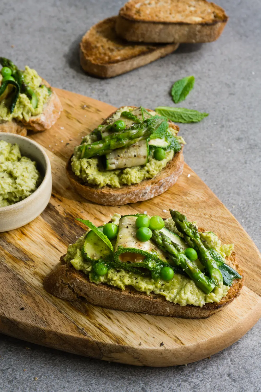 Erwtenspread met munt