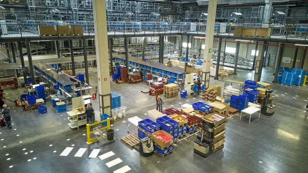 Distributiecentrum in Ollignies voor Colruyt Group
