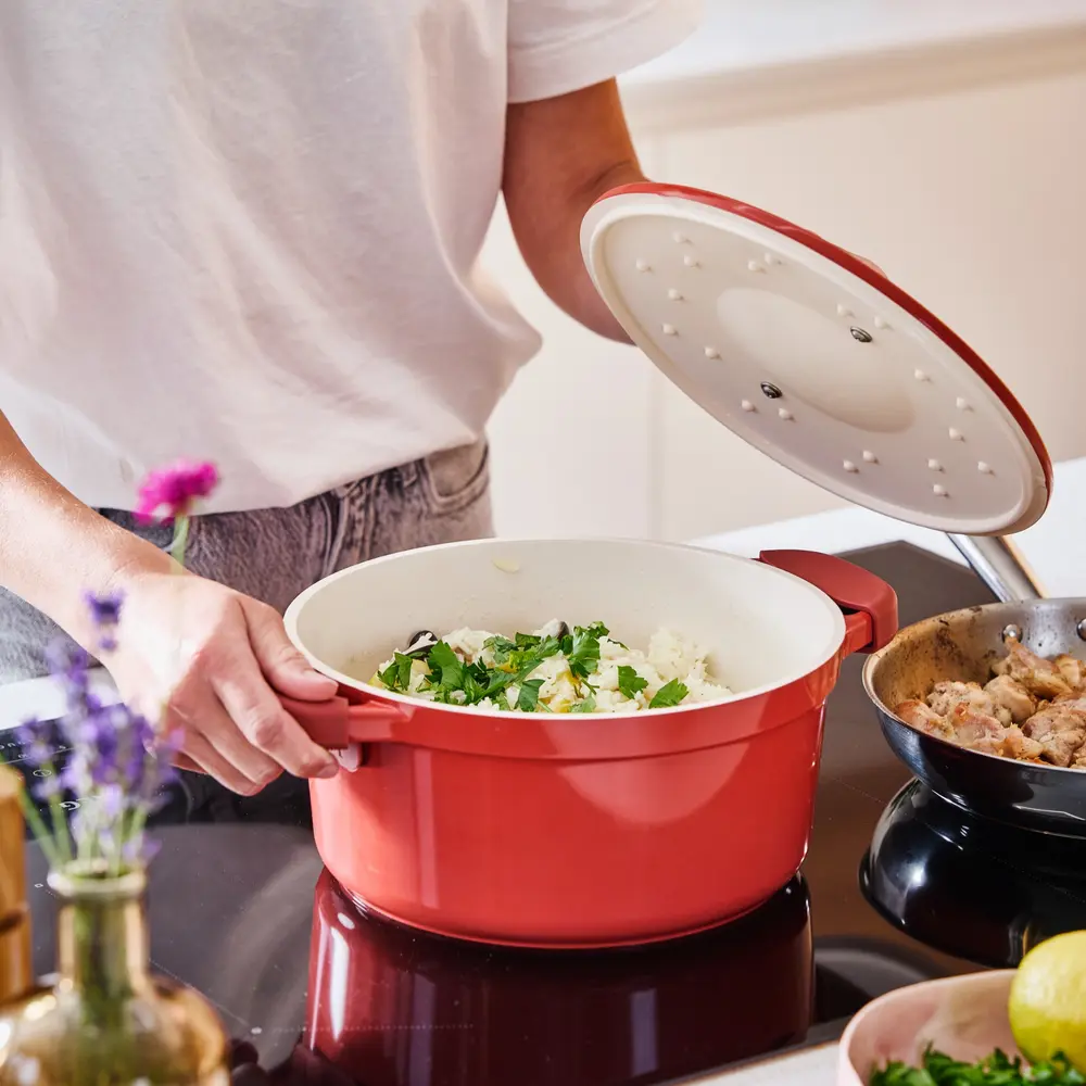 Stoofpot PLUME met druppeldeksel