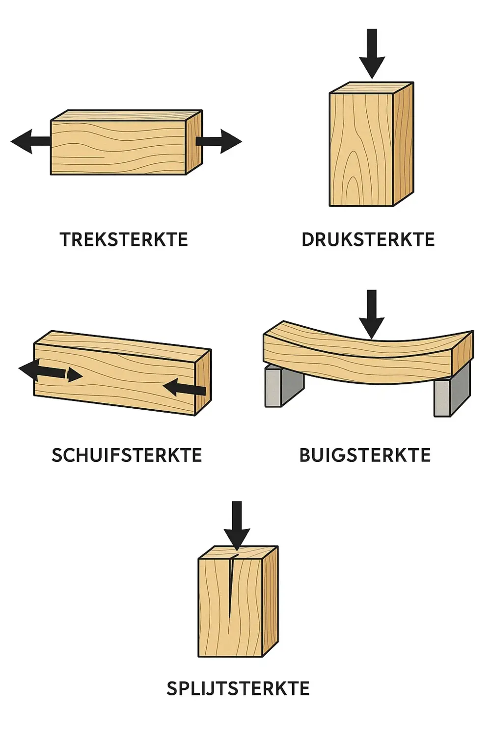 Mechanische eigenschappen hout